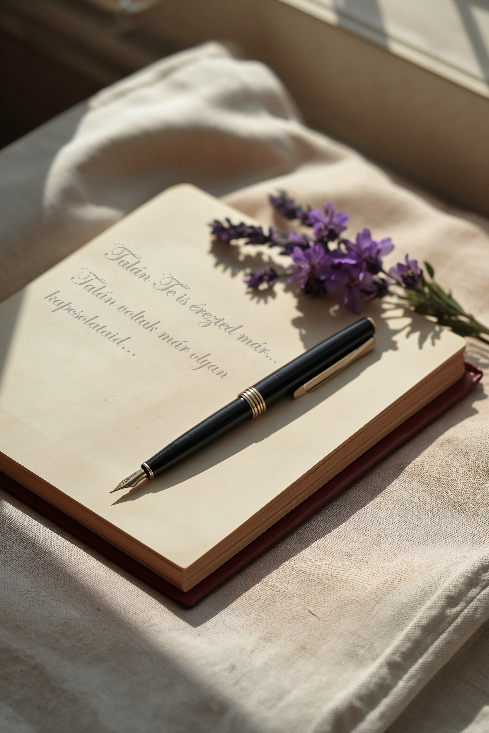 Jegyzetek és könyv – önismereti munka hangulat